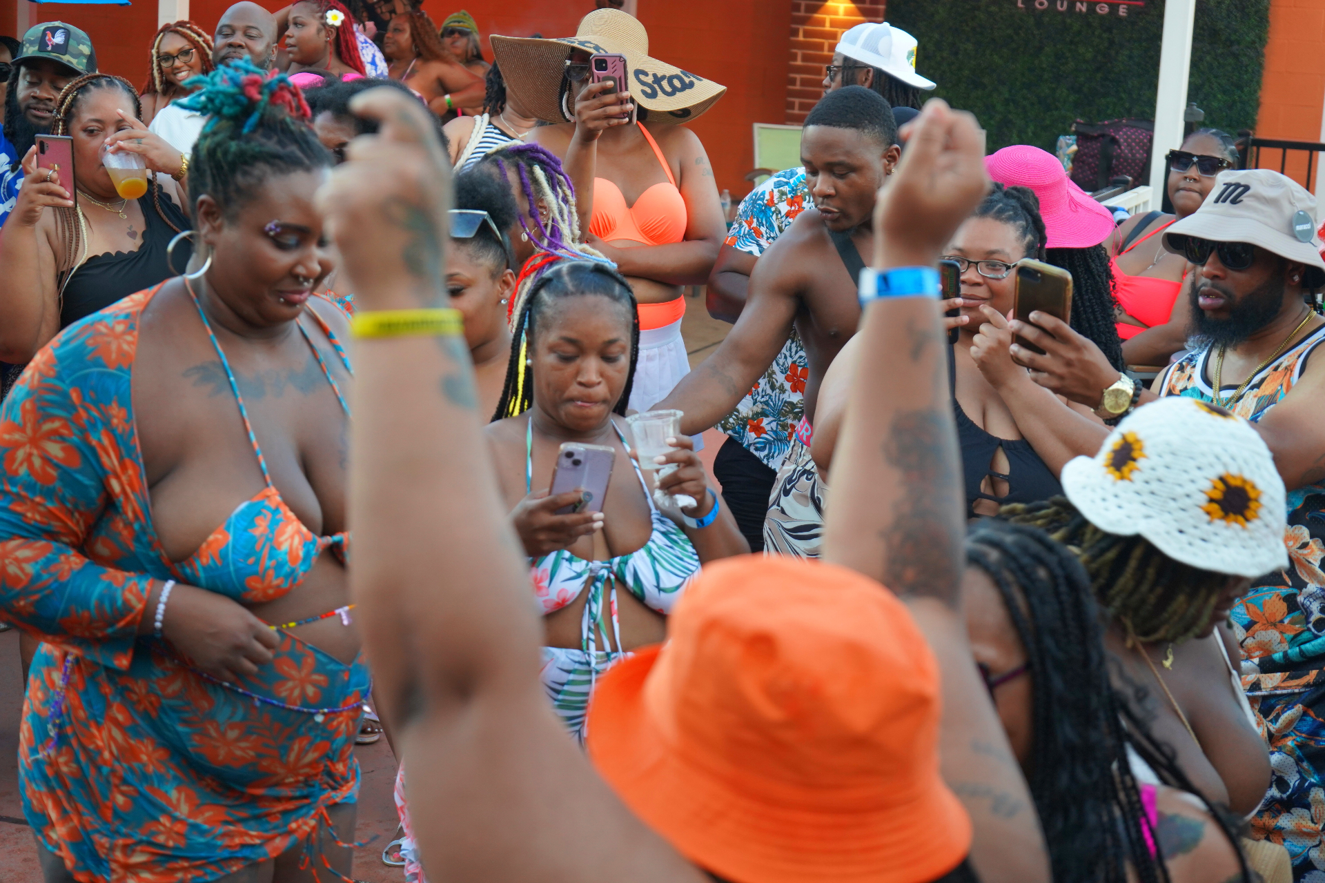 Packed dance floor at a BBW Parties lounge night